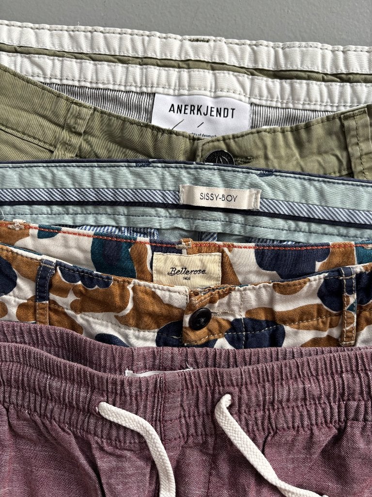 Korte broeken Shorts: Pakket van 7, Ophalen of Verzenden, Maat 48/50 (M)
