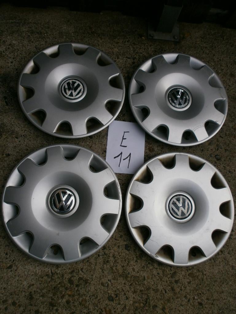 E11/ 4 enjoliveurs VW 15 pouces en bon état., Enlèvement ou Envoi, Utilisé