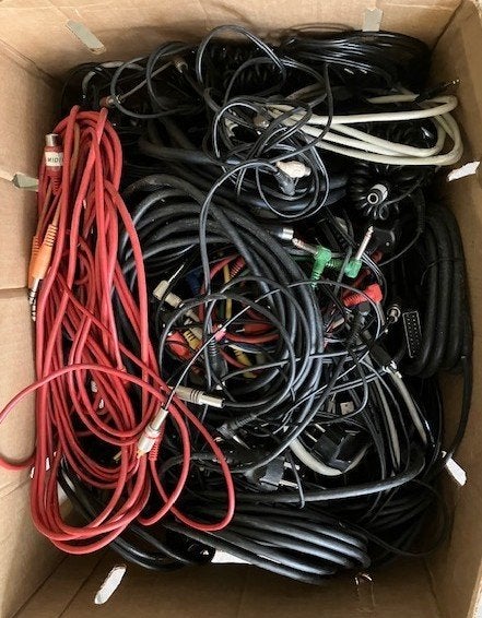 audio en stroomkabels, Ophalen, Gebruikt, 2 tot 5 meter, Overige kabels