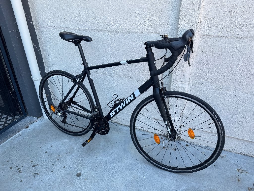 Racefiets BTWIN Triban 500, Fietsen en Brommers, 28 inch, Gebruikt, Velgrem, 53 tot 57 cm