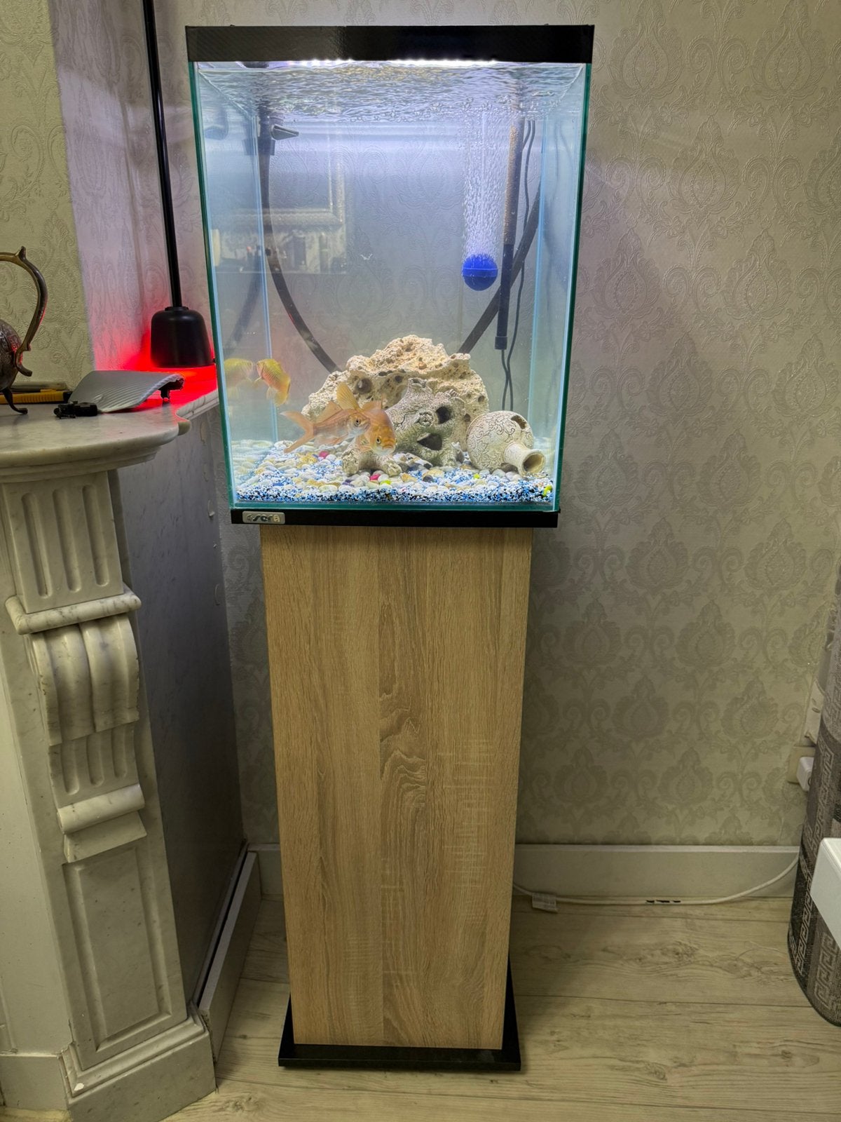 Aquarium complet + meuble et accessoires, Enlèvement ou Envoi, Comme neuf, JBL