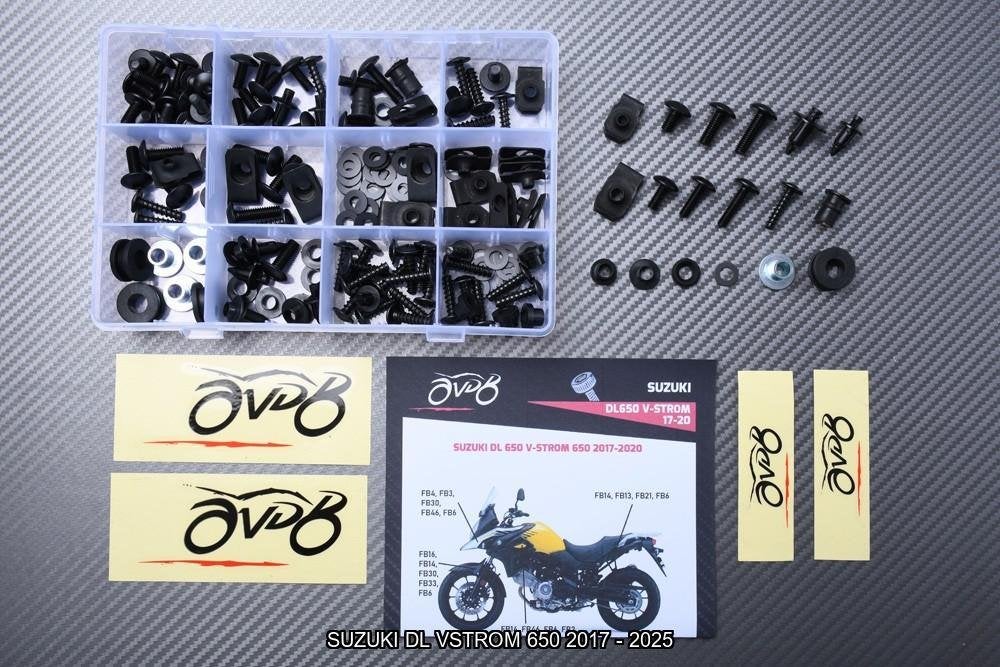Kit visserie spécifique pour SUZUKI DL VSTROM 650 2017 2025, Motos, Enlèvement ou Envoi, Neuf