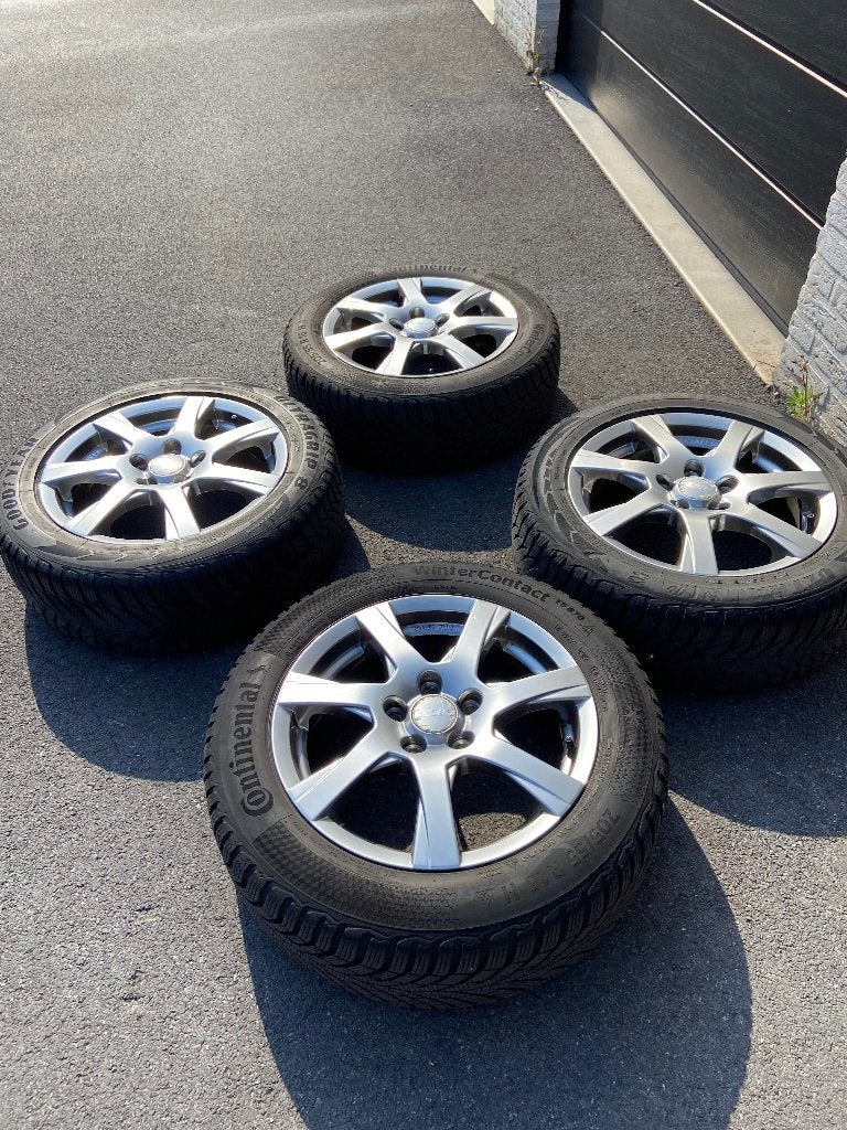 Winterbanden + velgen, Ophalen, Velg(en), 16 inch, Personenwagen