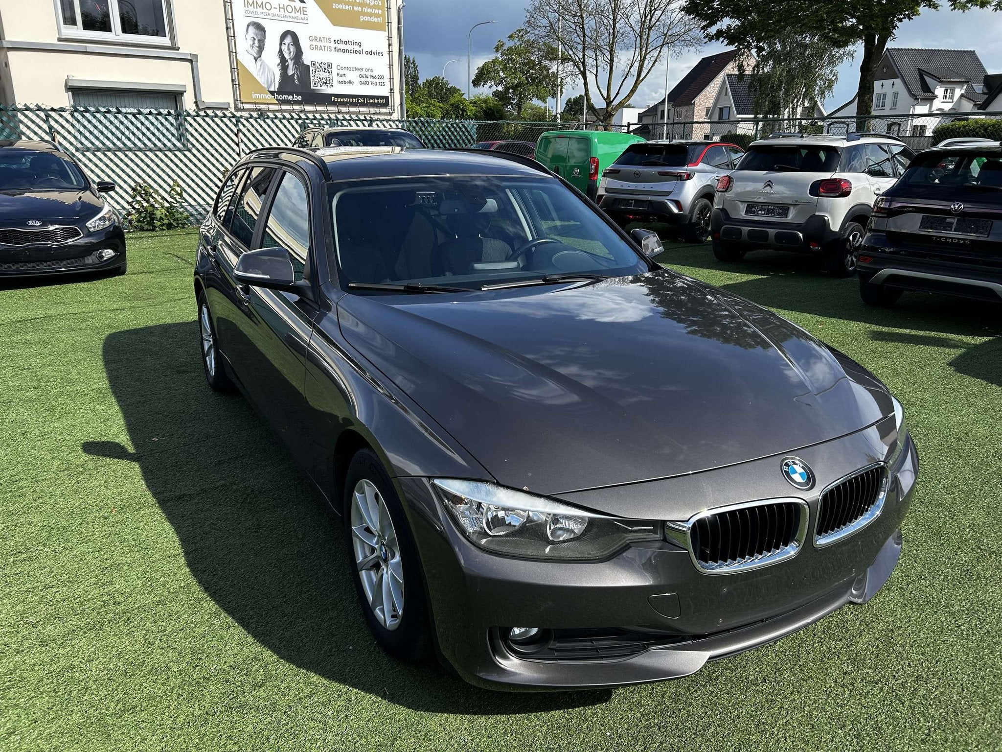 BMW 3 Serie 318 D TouringGPS A/C  BLEUTOOTH, Auto's, BMW, 100 kW, Euro 5, 4 cilinders, Bruin