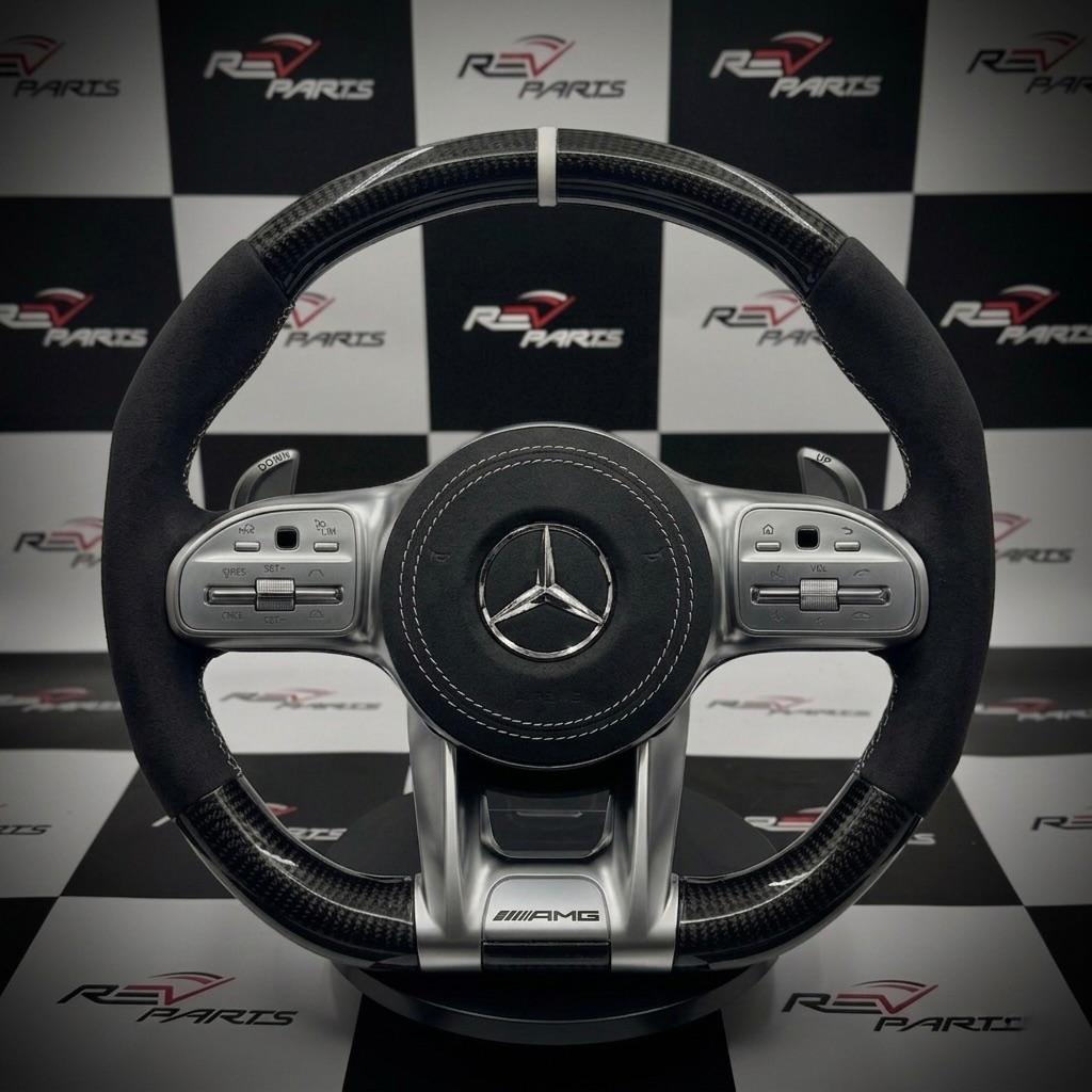 Mercedes stuur carbon alcantara upgrade AMG sportief, Auto-onderdelen, Besturing, Mercedes-Benz, Nieuw, Ophalen of Verzenden