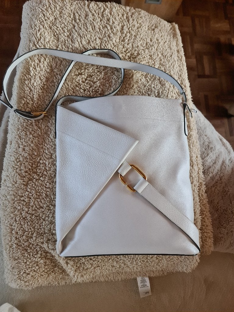Sac à bandoulière Delvaux, Enlèvement ou Envoi, Utilisé, Blanc, Sac à bandoulière