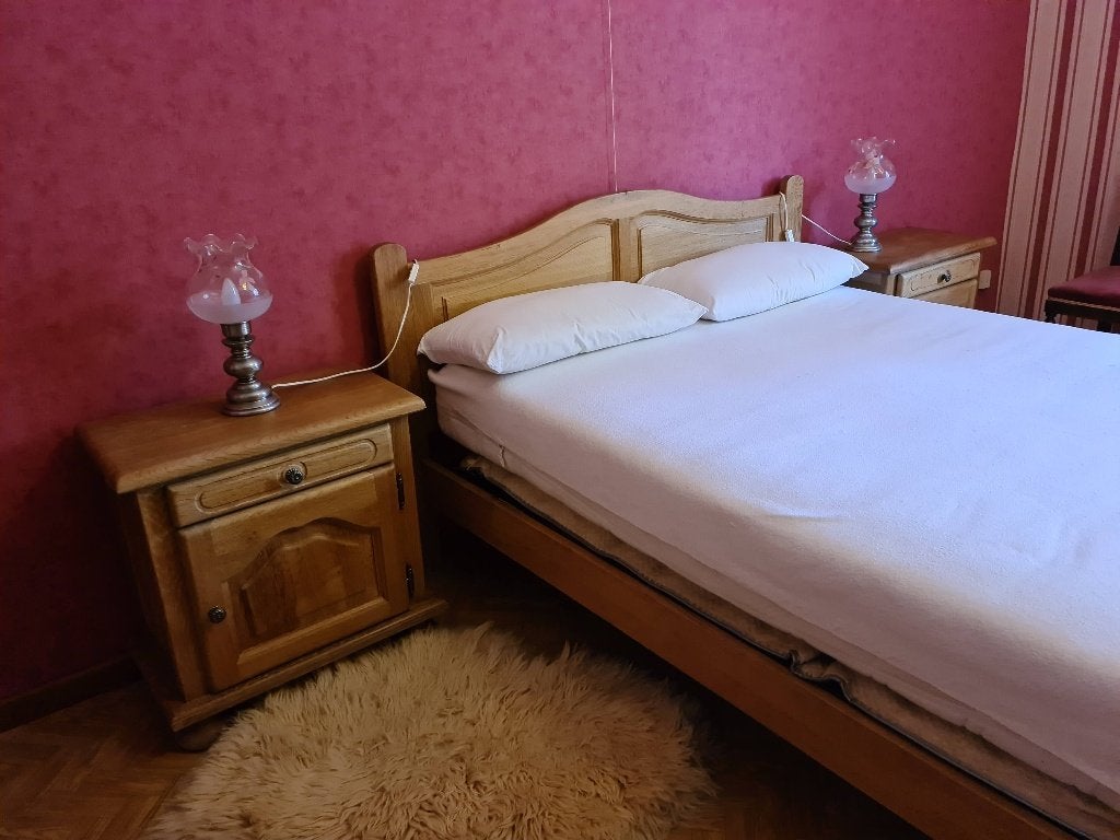 Slaapkamer van massief eikenhout, Ophalen, Gebruikt, Tweepersoons