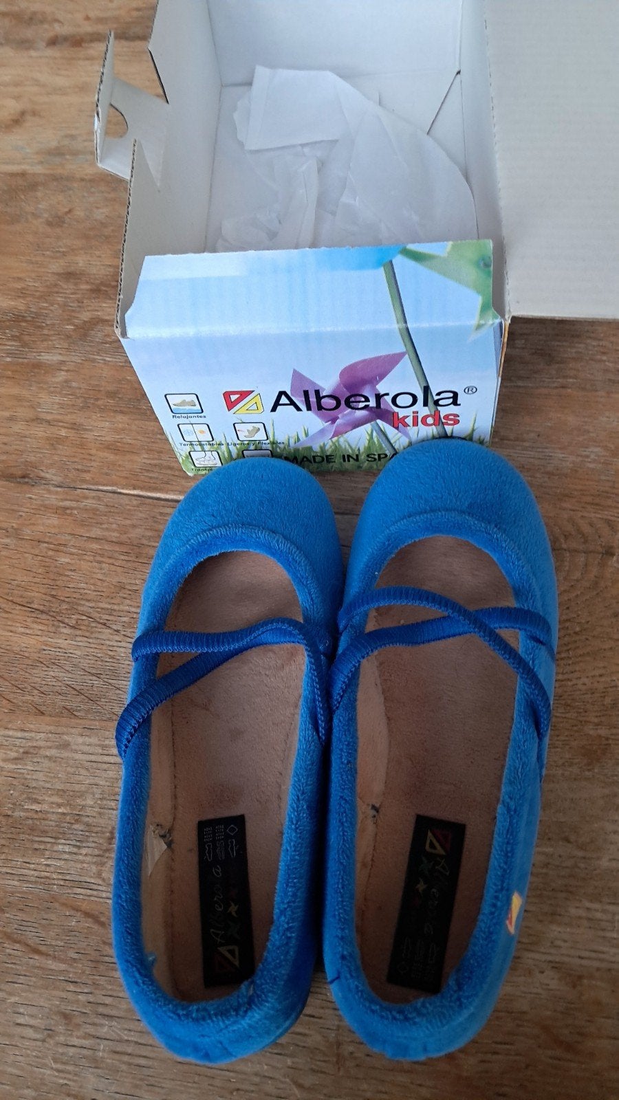 nieuwstaat pantoffels aberola 31, Ophalen of Verzenden