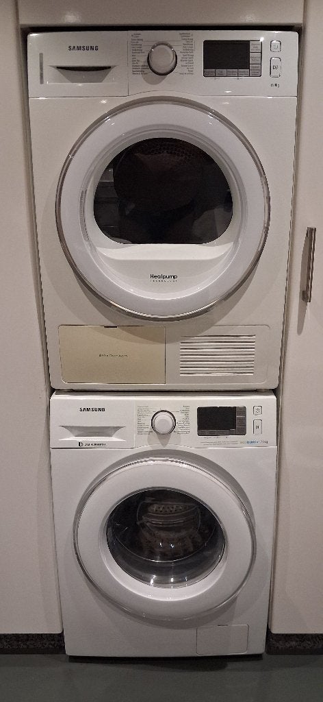 wasmachine en droogkast Samsung, Electroménager, 1200 à 1600 tours, 6 à 8 kg, Programme court, Chargeur frontal