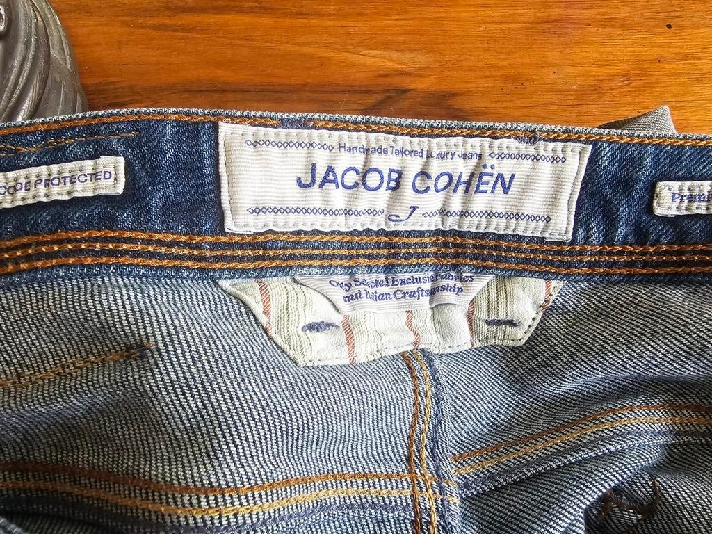 *GERESERVEERD* Luxe heren jeans Jacob Cohën  Np +350€, Verzenden, Blauw, Overige jeansmaten, Jacob COHËN