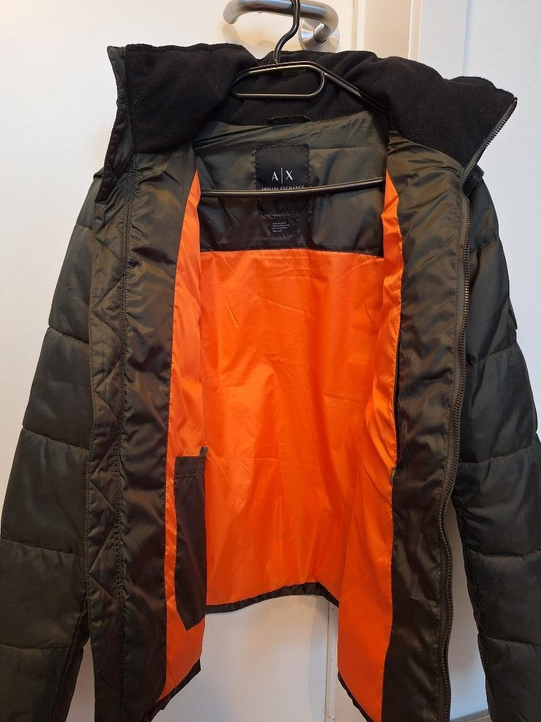 Armani Exchange jas maat XS groen, Kleding | Heren, Jassen | Winter, Ophalen of Verzenden, Zo goed als nieuw, Armani exchange