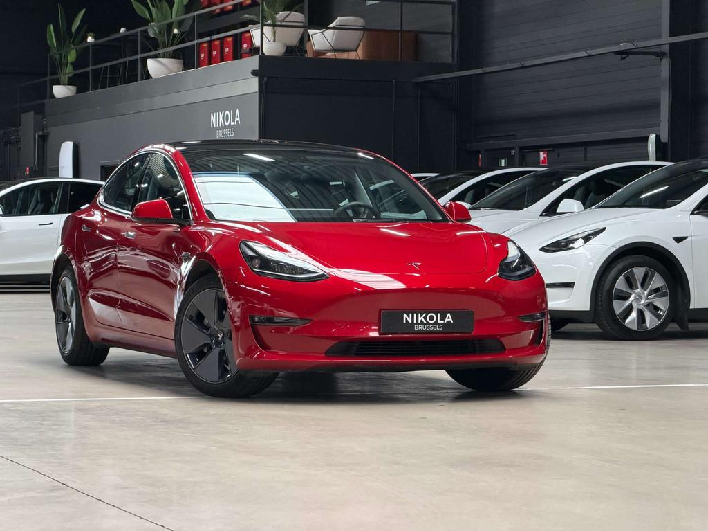 Tesla Model 3 LONG RANGE - ALL WHEEL DRIVE - FULL SELF DRIVI, Autos, Rouge, Achat, 4 portes, Noir