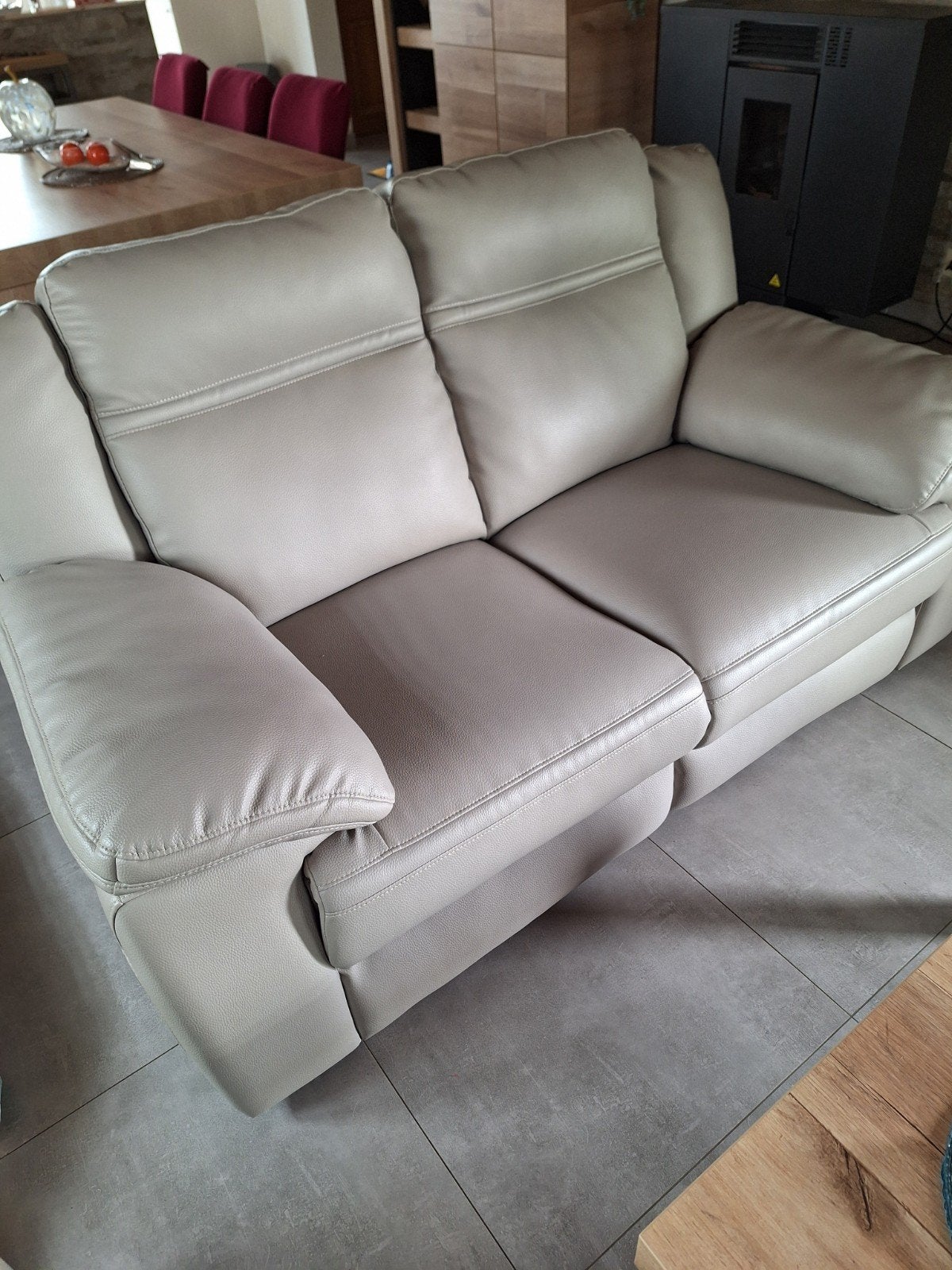 2 canapes deux personnes, Maison & Meubles, Canapés | Salons, Moins de 75 cm, Comme neuf, Synthétique, Enlèvement