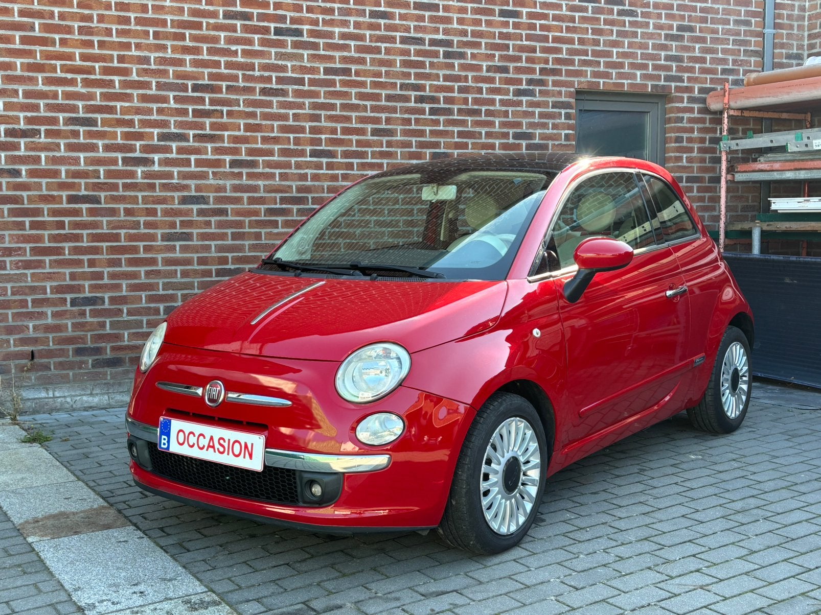 Fiat 500 0.9i - 115.000KM - Pano - Leder - Airco, Auto's, Voorwielaandrijving, Leder en Stof, 960 kg, Particulier