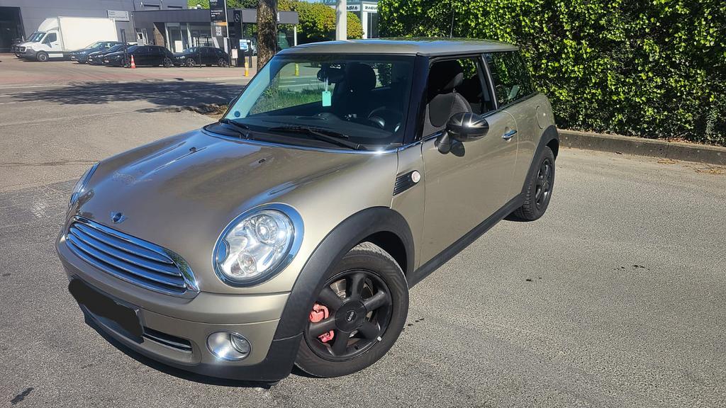 Mini Cooper 1.4Lbenzin/AUTOMATICH/102.000km/2009/Airco/Xeno/, Autos, Argent ou Gris, Achat, Noir, Automatique