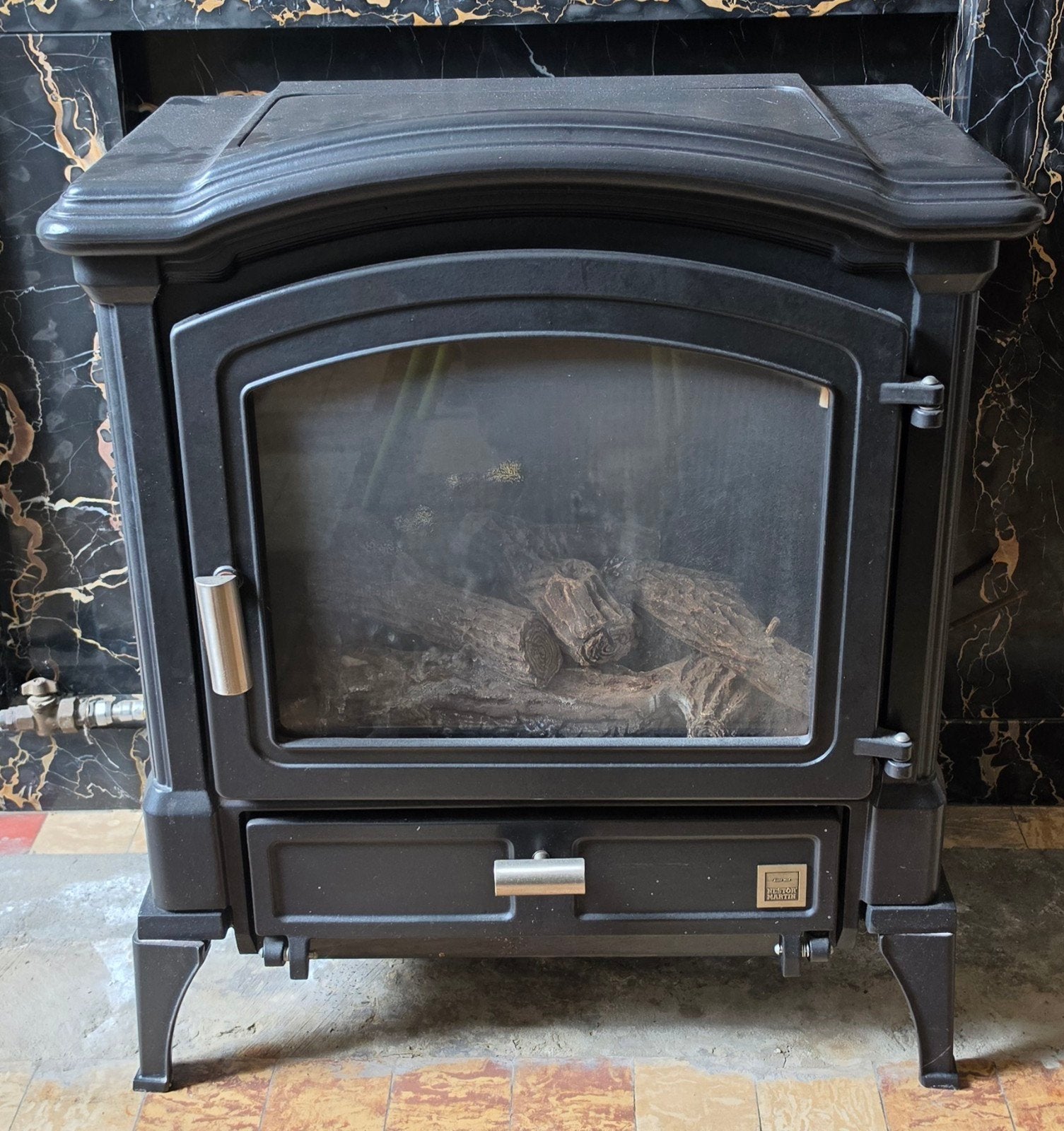 Chauffage au gaz noir Nestor Martin de 10 kW., Maison & Meubles, Poêles, Enlèvement, Chauffage à gaz