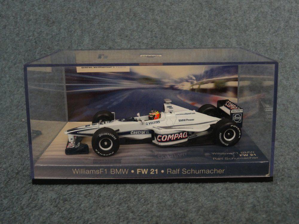 F1 BMW Williams FW21 R. Schumacher DEALER uitgave 1:43 OVP, Enlèvement ou Envoi, Utilisé, Voiture, MiniChamps