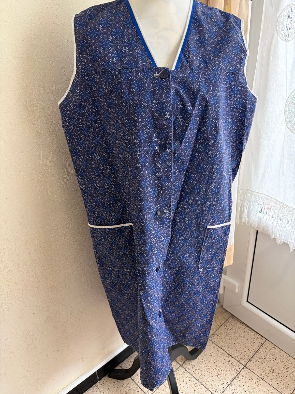 Robe blouse / Blouse d'entretien bleue – Taille 52, Vêtements | Femmes, Enlèvement ou Envoi, Comme neuf