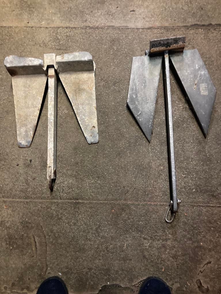 Boot ankers, Ophalen, Gebruikt