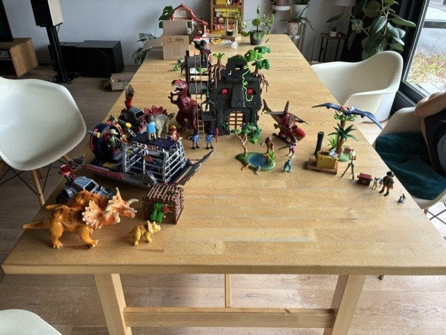 Playmobil dino 6 sets 9430,9433,9434,9432,9429,9431, Kinderen en Baby's, Ophalen, Zo goed als nieuw, Complete set, Overige typen