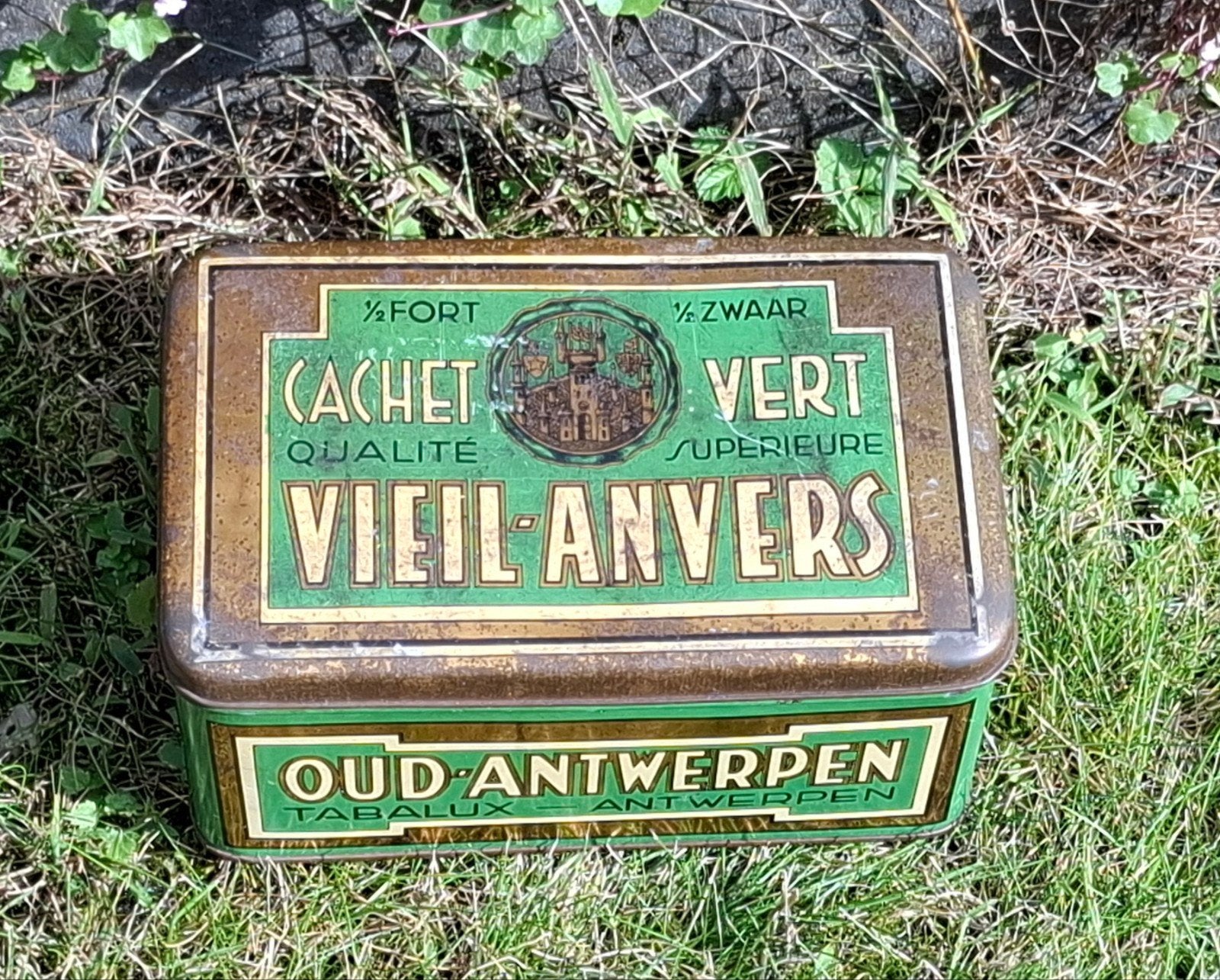 ancienne boîte à tabac Viel Anvers/Vieil Anvers, Collections, Enlèvement ou Envoi