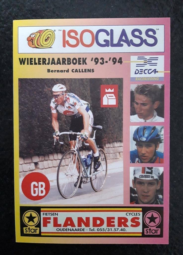 Wielerjaarboek 1993-1994 (cover Johan Museeuw), Boeken, Verzenden, Nieuw, Lopen en Fietsen, Bernard Callens