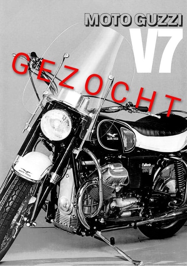 Recherché : Moto Guzzi V700, V7, V850 (1967 - 1973)