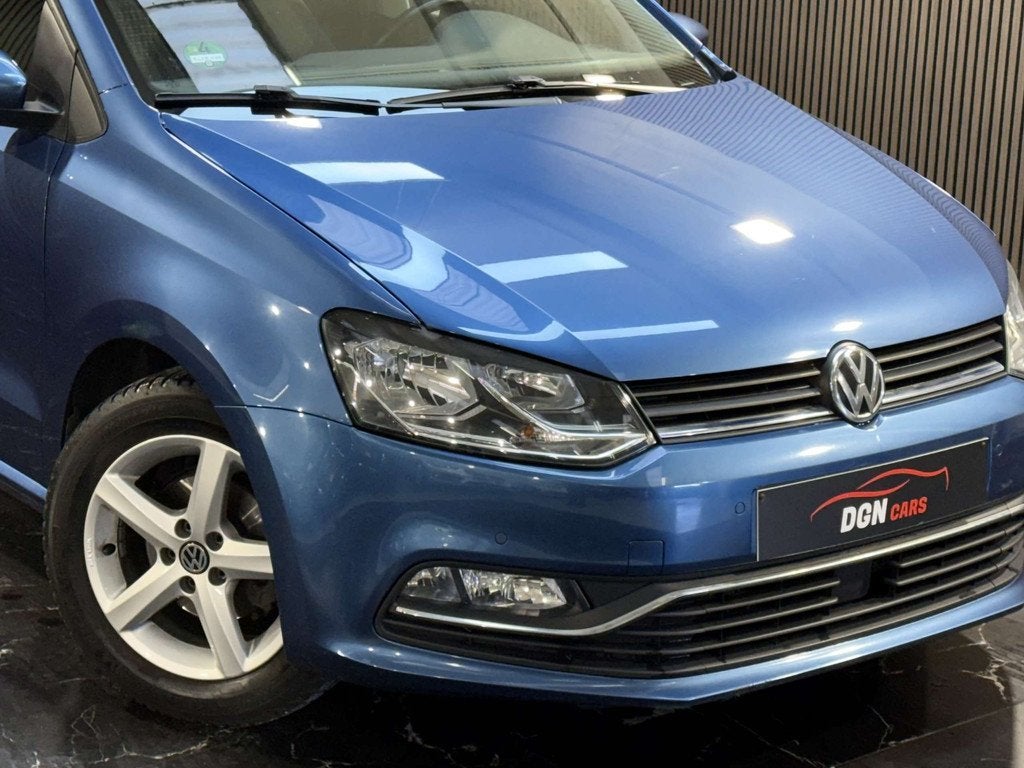 Volkswagen Polo Polo 1.2 TSI Sportline BMT (bj 2016), Auto's, Stof, Gebruikt, 4 cilinders, Blauw