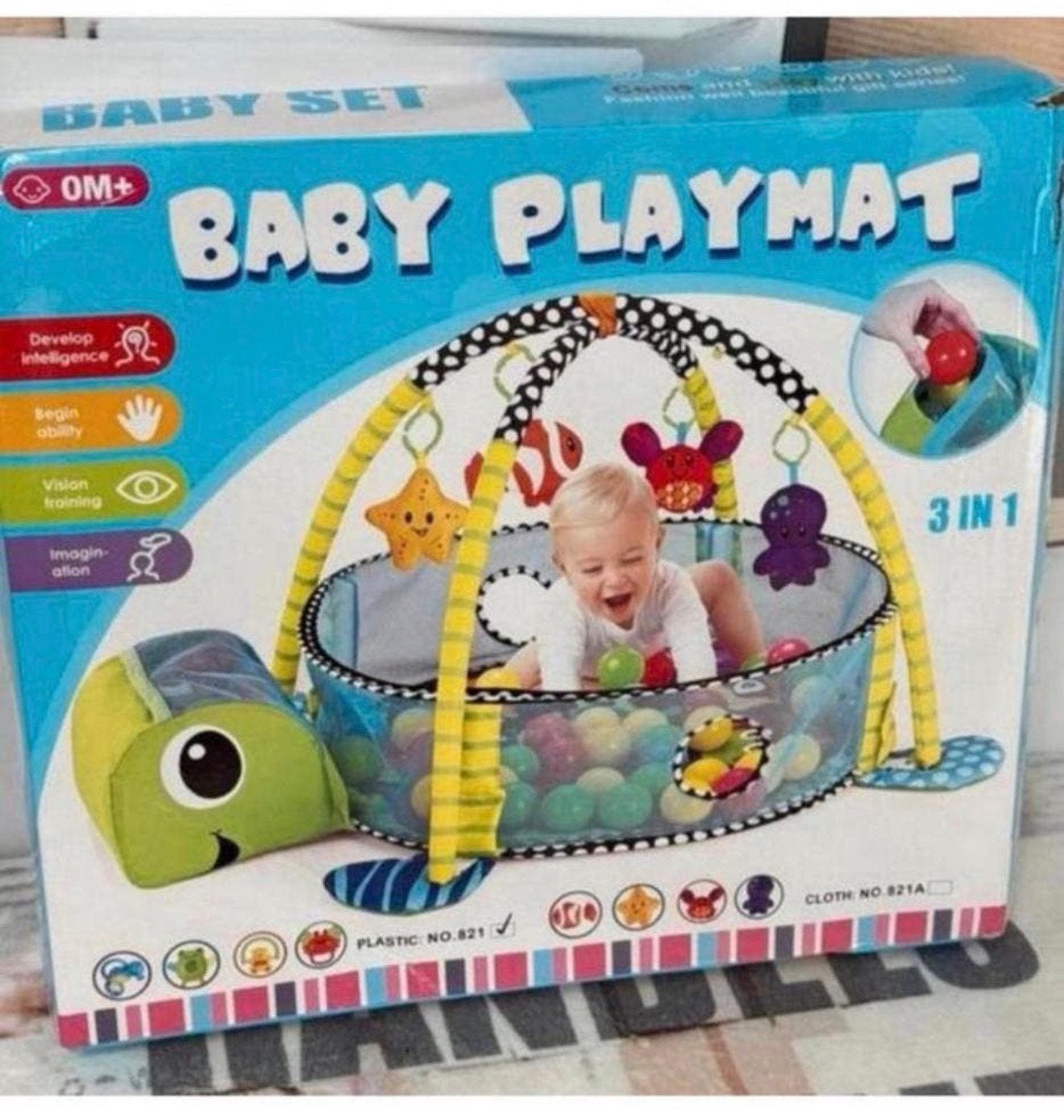 Baby Peuter Kleuter Speelmat - 3 in 1 Speelkleed Ballenbak, Kinderen en Baby's, Ophalen of Verzenden, Nieuw