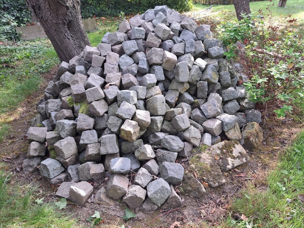 Kasseistenen recuperatie, Jardin & Terrasse, Utilisé, Enlèvement, Pierre naturelle, 5 à 10 m²