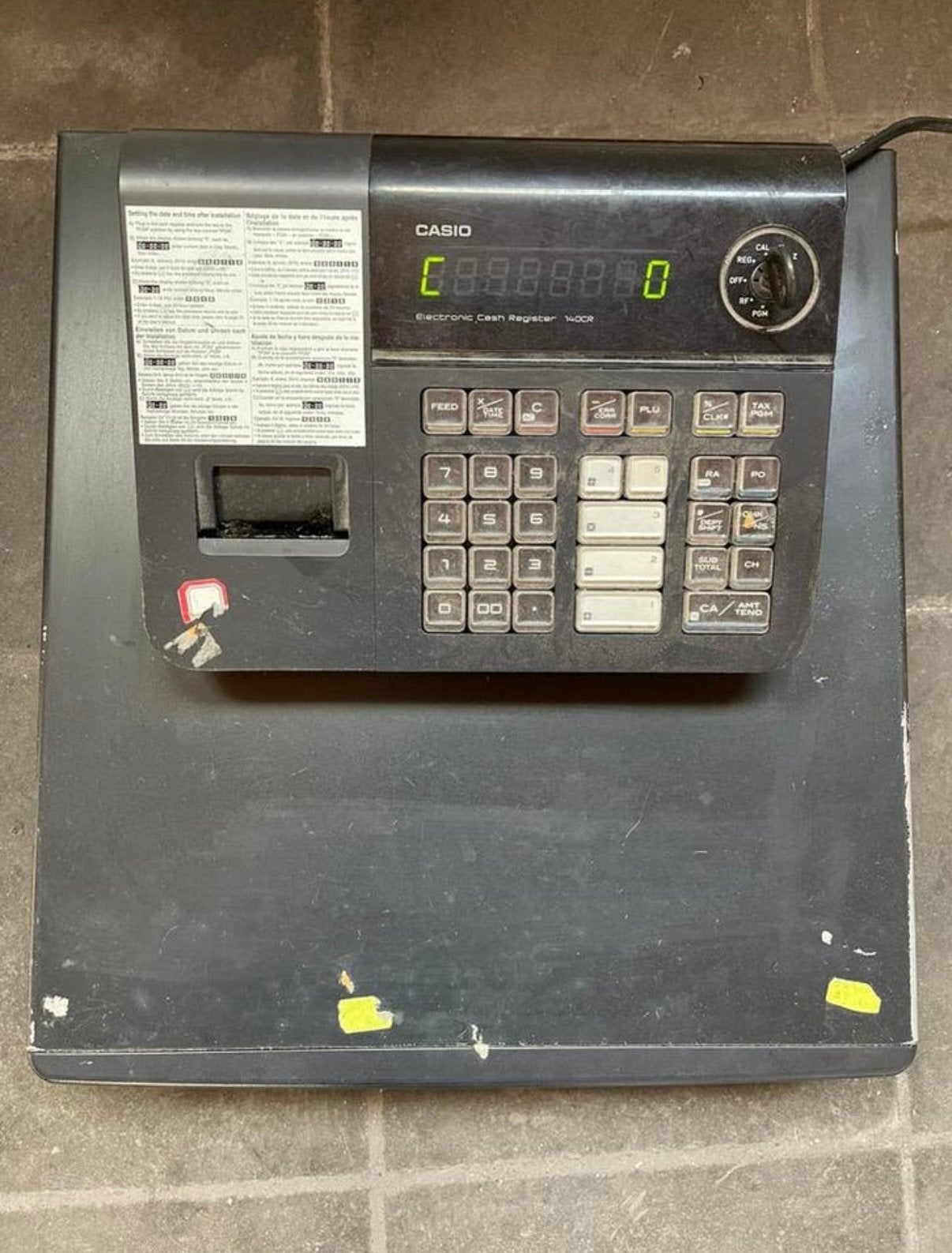 Caisse enregistreuse casio, Collections, Appareils électroniques, Enlèvement, Ordinateurs et Machines à calculer