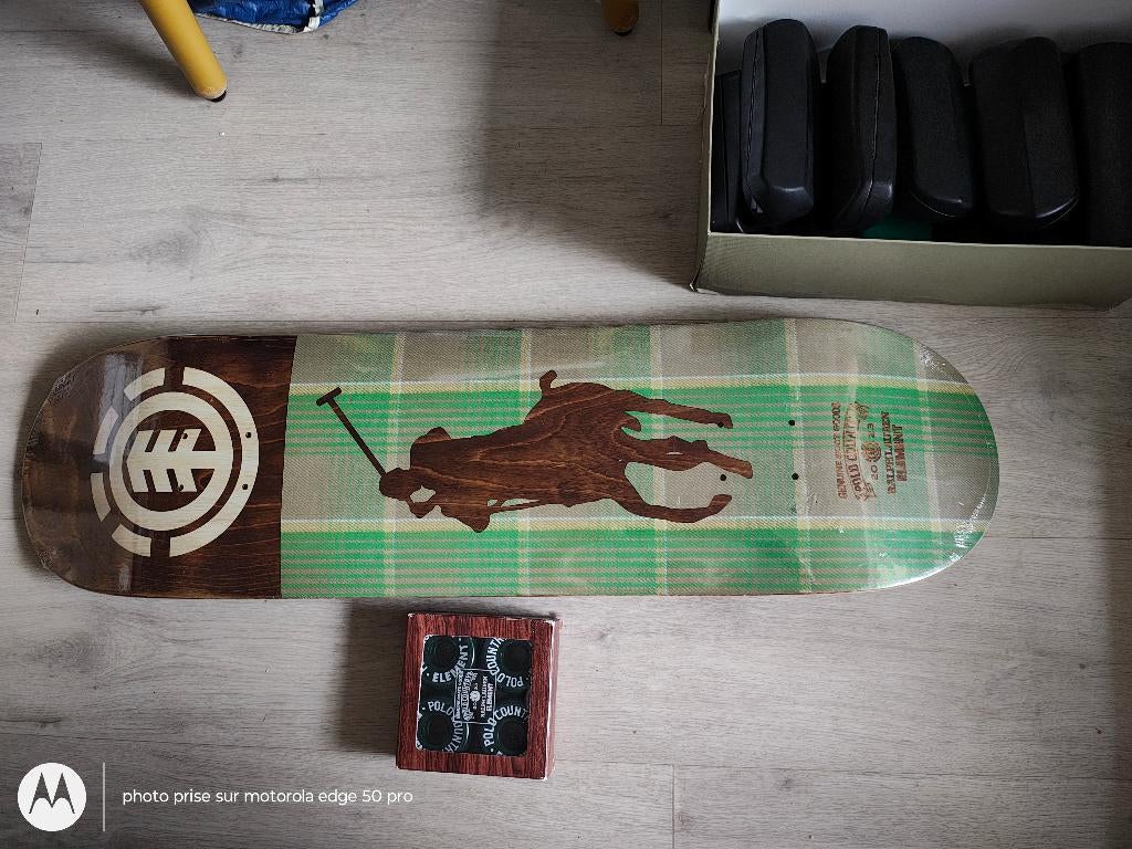 Planche et roues skateboard Element Polo Ralph Lauren neufs, Ophalen of Verzenden, Nieuw, Skateboard