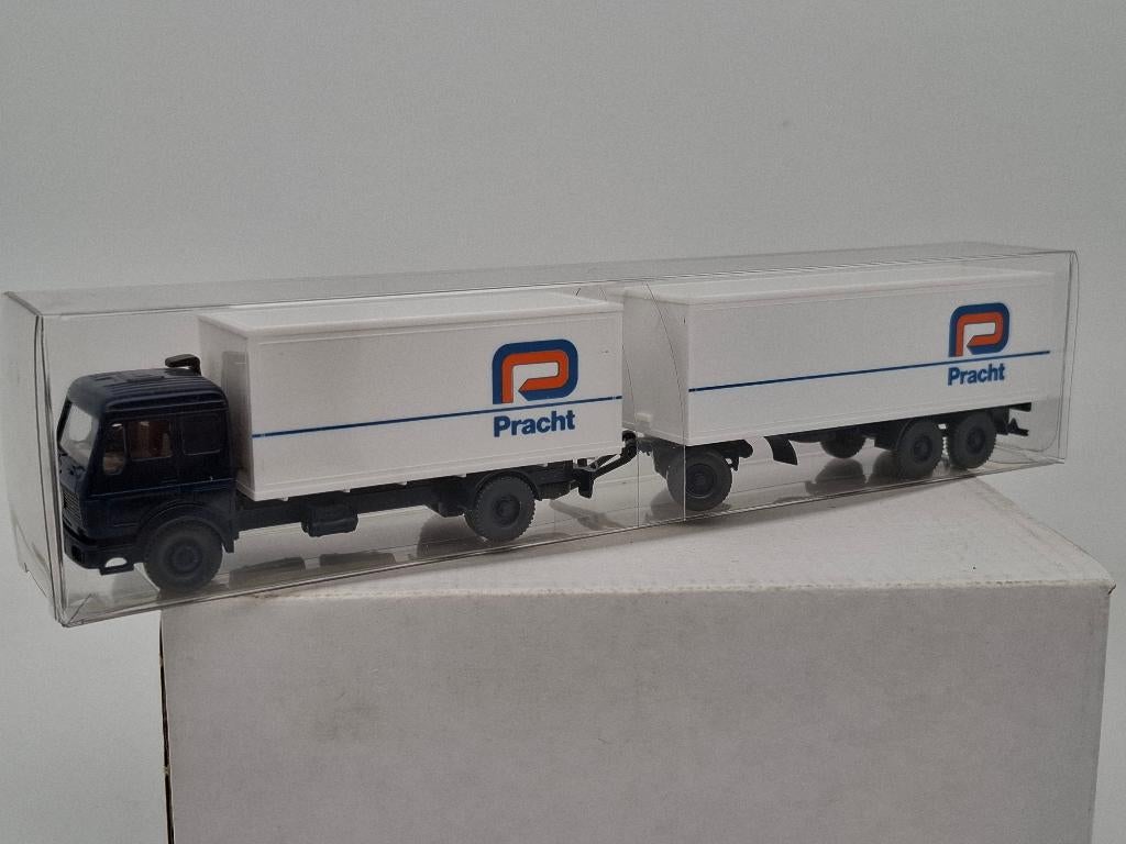 Vitesse. Magnifique combi de camions Mercedes - Wiking 1/87, Envoi, Comme neuf, Bus ou Camion, Wiking
