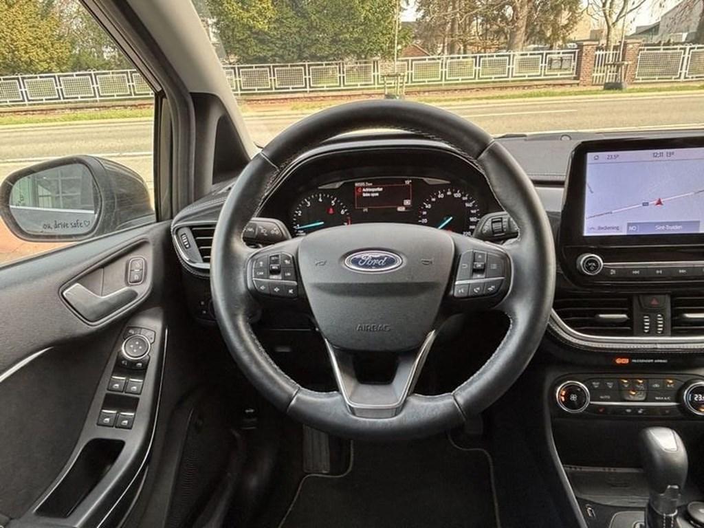 Ford Fiesta VIGNALE 1.0Ecoboost MHEV 125PK AUT OC3450 *4001, Automaat, 118 g/km, Zwart, Beige