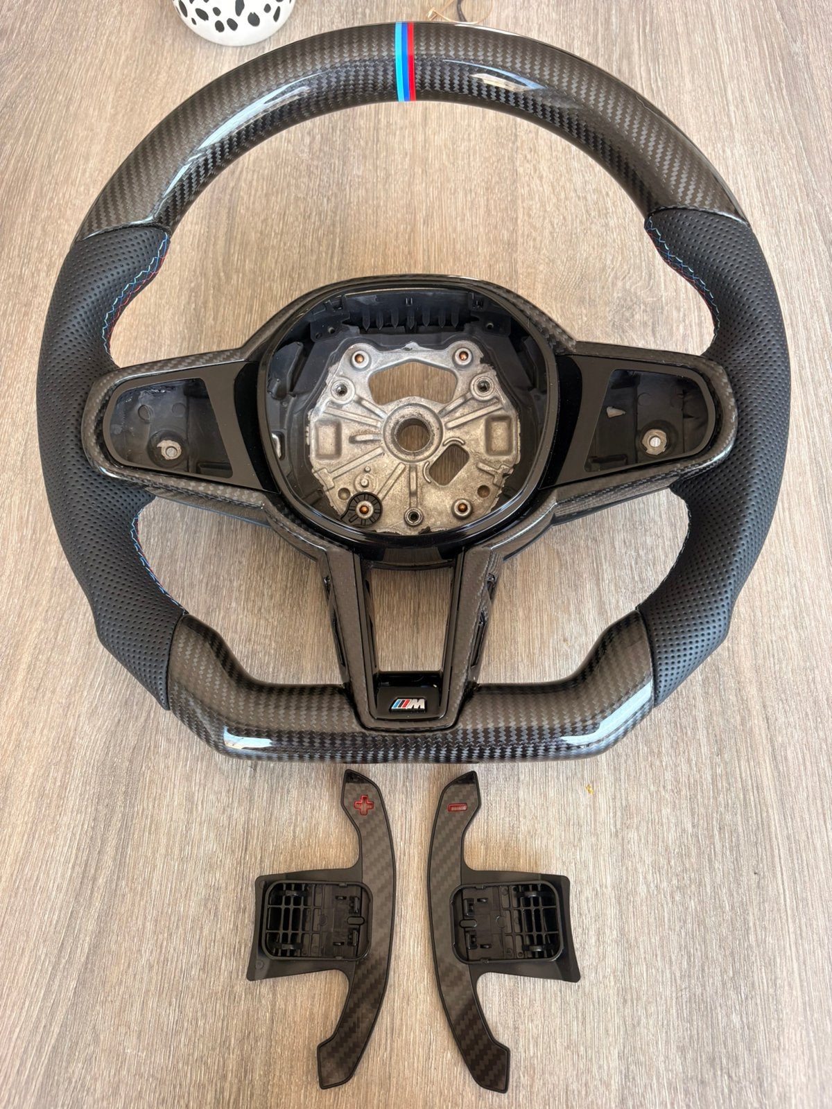 Nieuw Carbon stuur met carbon flippers voor bmw  Gserie, Enlèvement ou Envoi, BMW