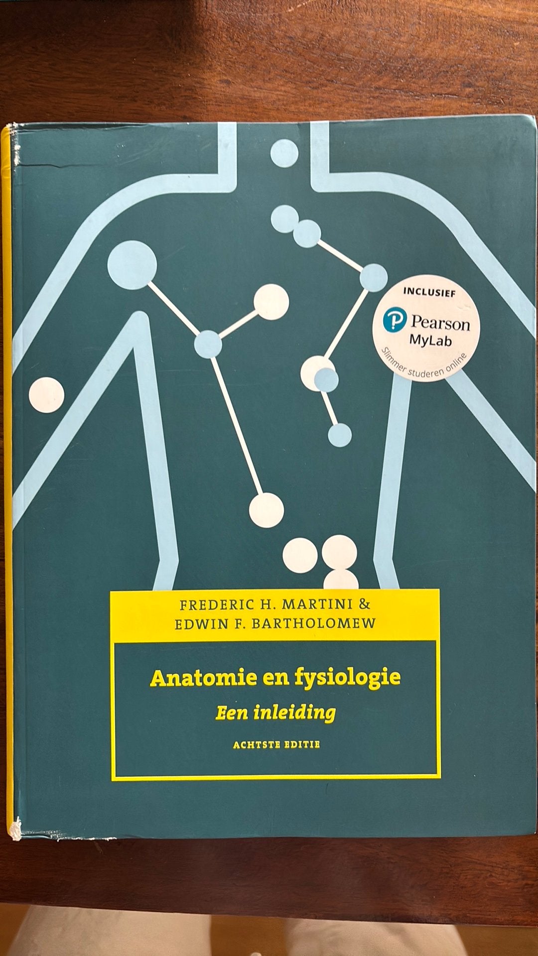Anatomie en fysiologie, 8e editie met MyLab NL, Livres, Enlèvement ou Envoi, Néerlandais, Frederic H. Martini; Edwin F. Bartholomew