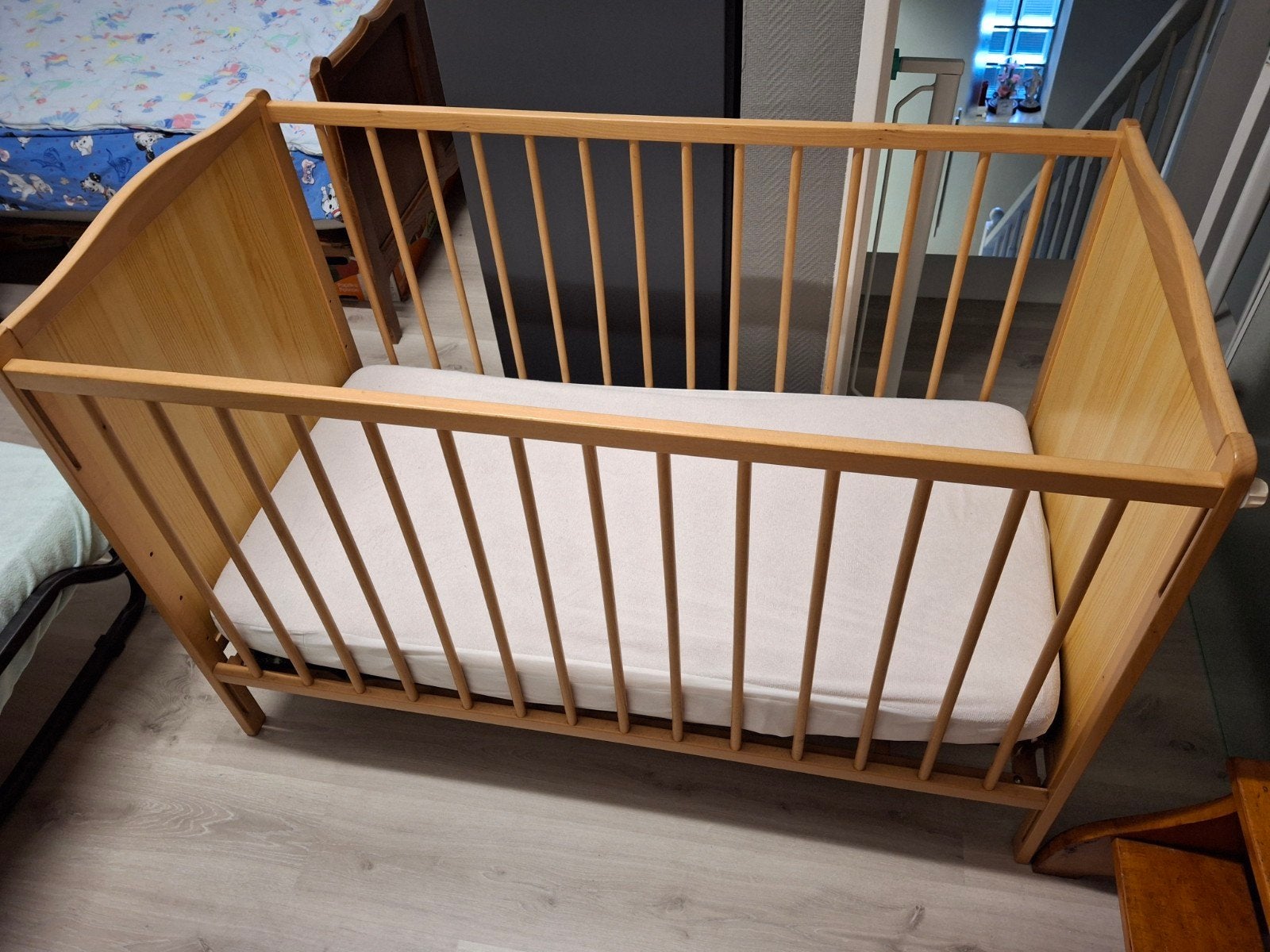 Kinderbed, Ophalen