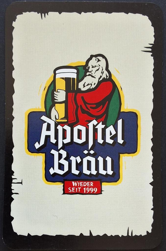 1 Speelkaart  Apostel Brau, Ophalen of Verzenden