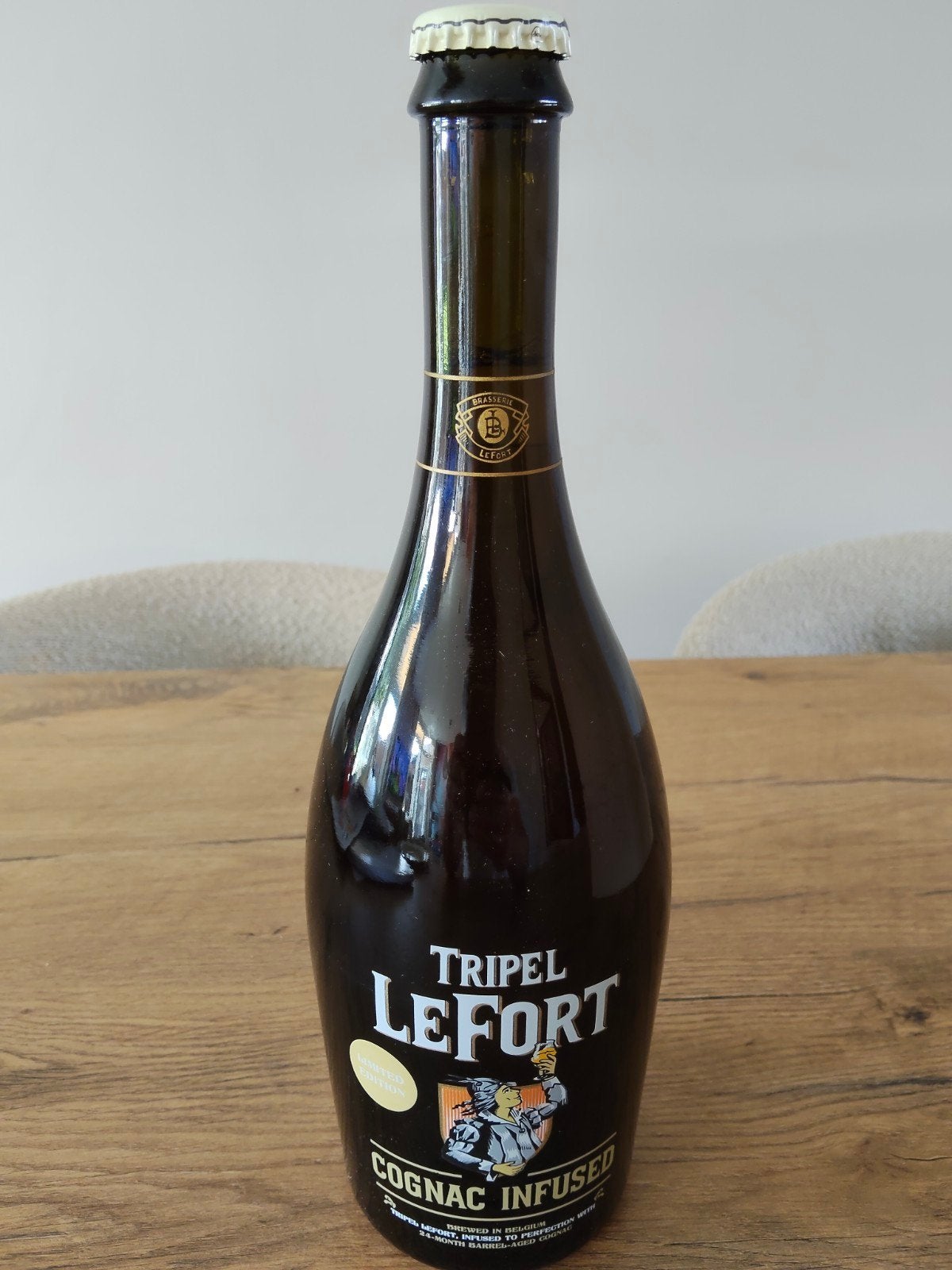 Flessen Tripel LeFort Cognac Infused 75cl limited edition, Ophalen of Verzenden, Nieuw, Flesje(s), Overige merken