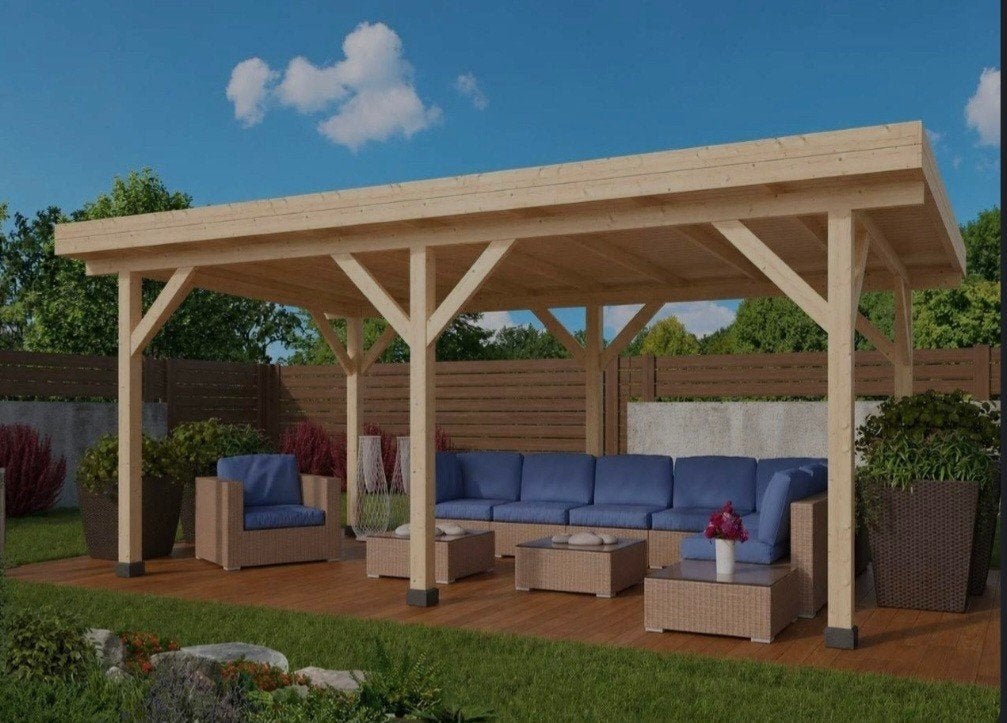 Overkapping (Zelf bouw pakket ), Tuin en Terras, Ophalen, Nieuw, Veranda
