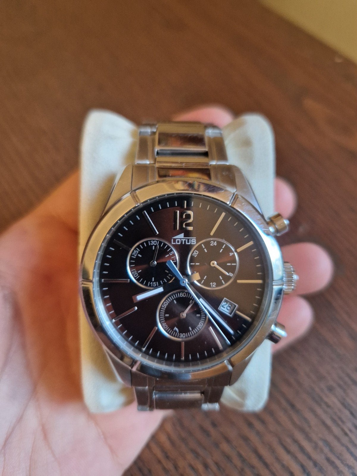 lutus heren horloge, Handtassen en Accessoires, Ophalen of Verzenden