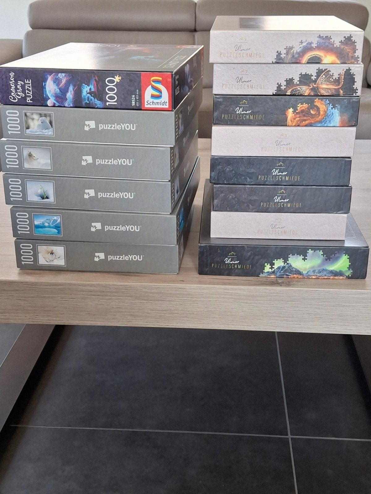 Legpuzzels 1000 en 2000 stuks, Ophalen of Verzenden