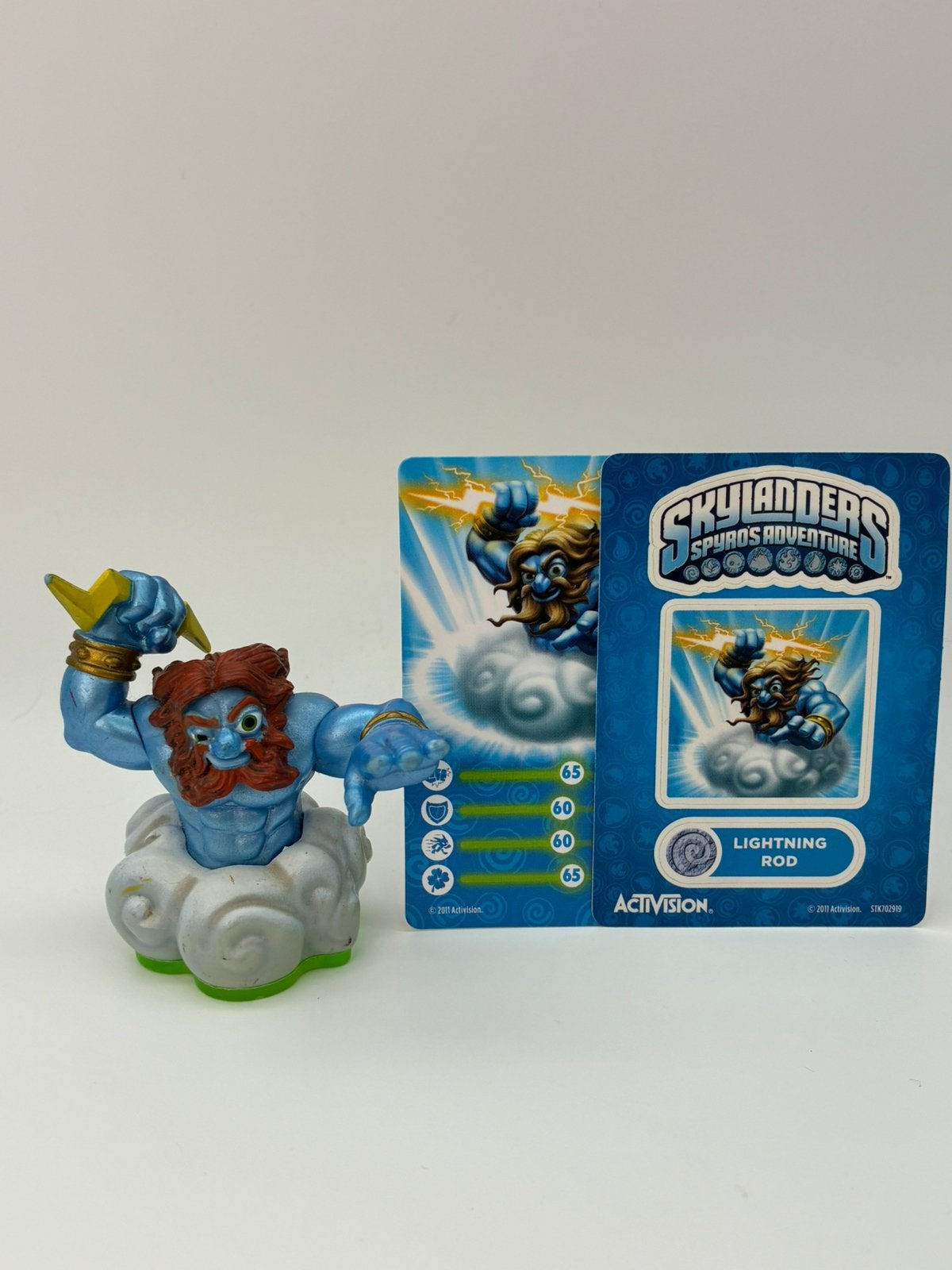 Skylanders Spyro’s Adventure Lightning Rod met sticker+kaart, Verzenden, Zo goed als nieuw