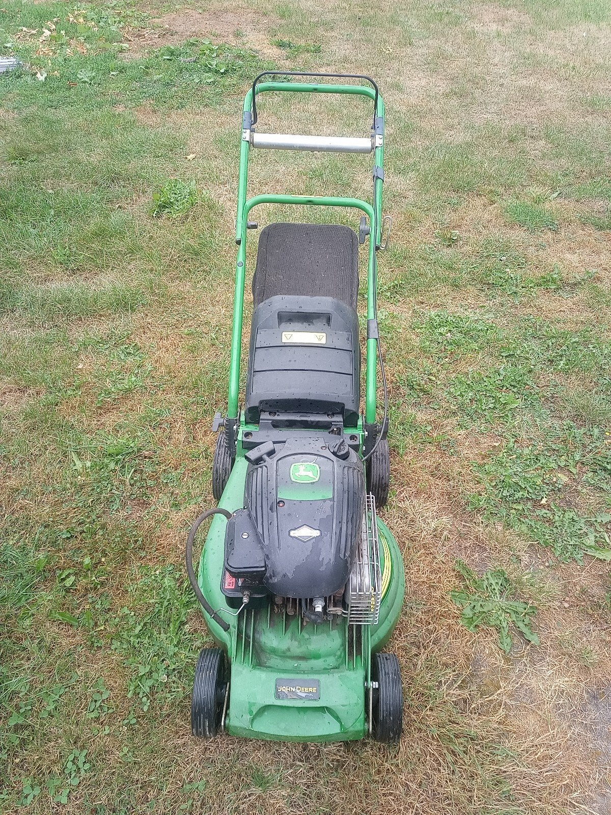 tondeuse thermique John deer a demarrer, Enlèvement