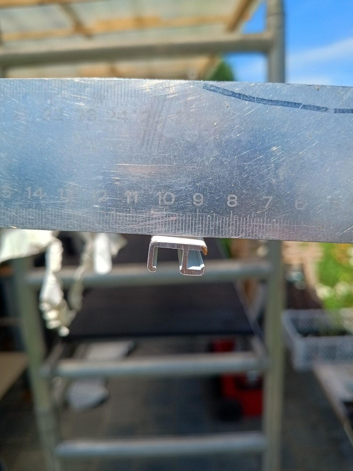 Alu profielen wit, Doe-het-zelf en Bouw, Metalen, Ophalen, Aluminium