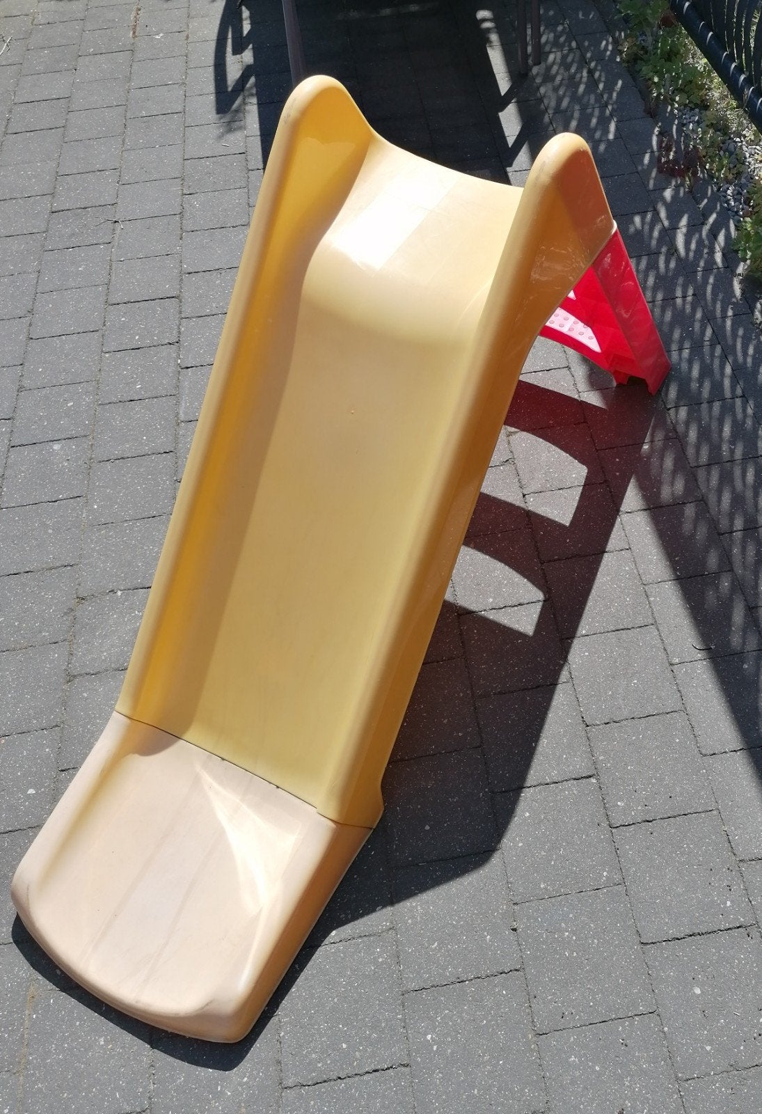 petit toboggan et  petit cheval gonflable, Enlèvement, Utilisé, Toboggan