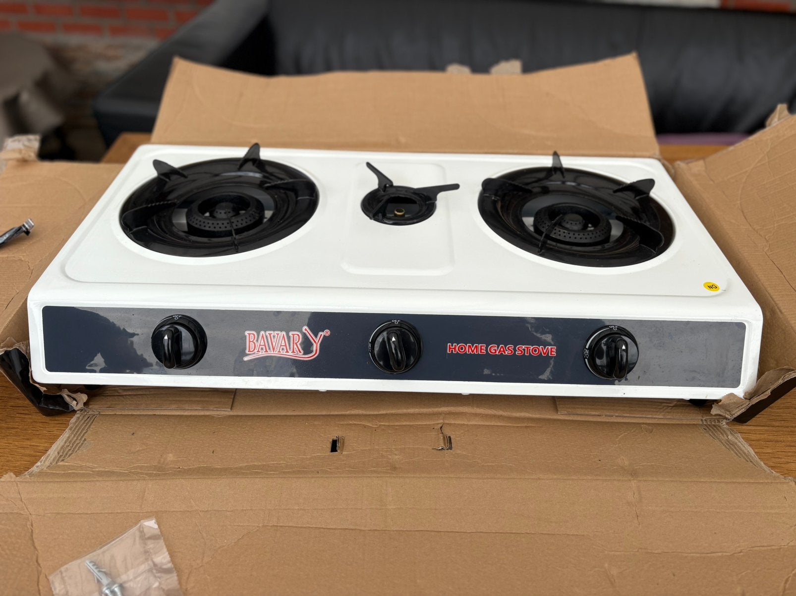 Bavary tafelgasfornuis - 3 branders, Elektronische apparatuur, Overige elektronische apparatuur, Nieuw, Ophalen of Verzenden