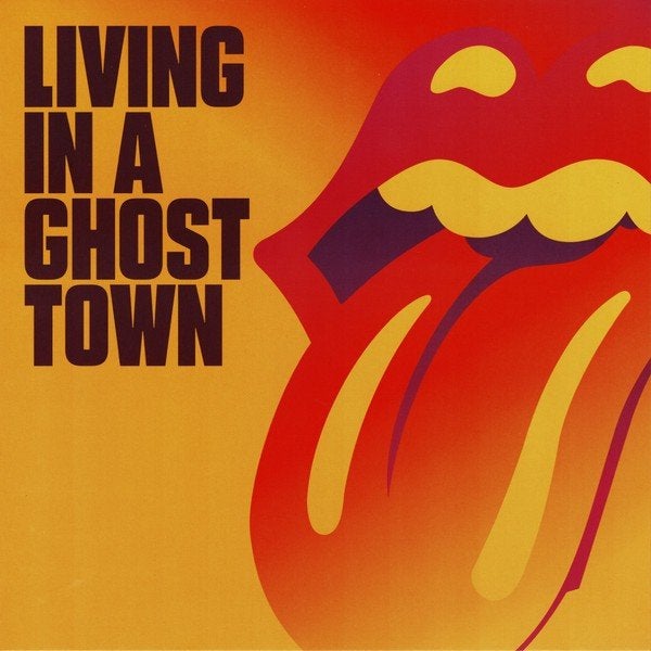 ROLLING STONES LIVING IN A GHOST TOWN, 10 inch, Blues Rock, Ophalen of Verzenden, Colored vinyl