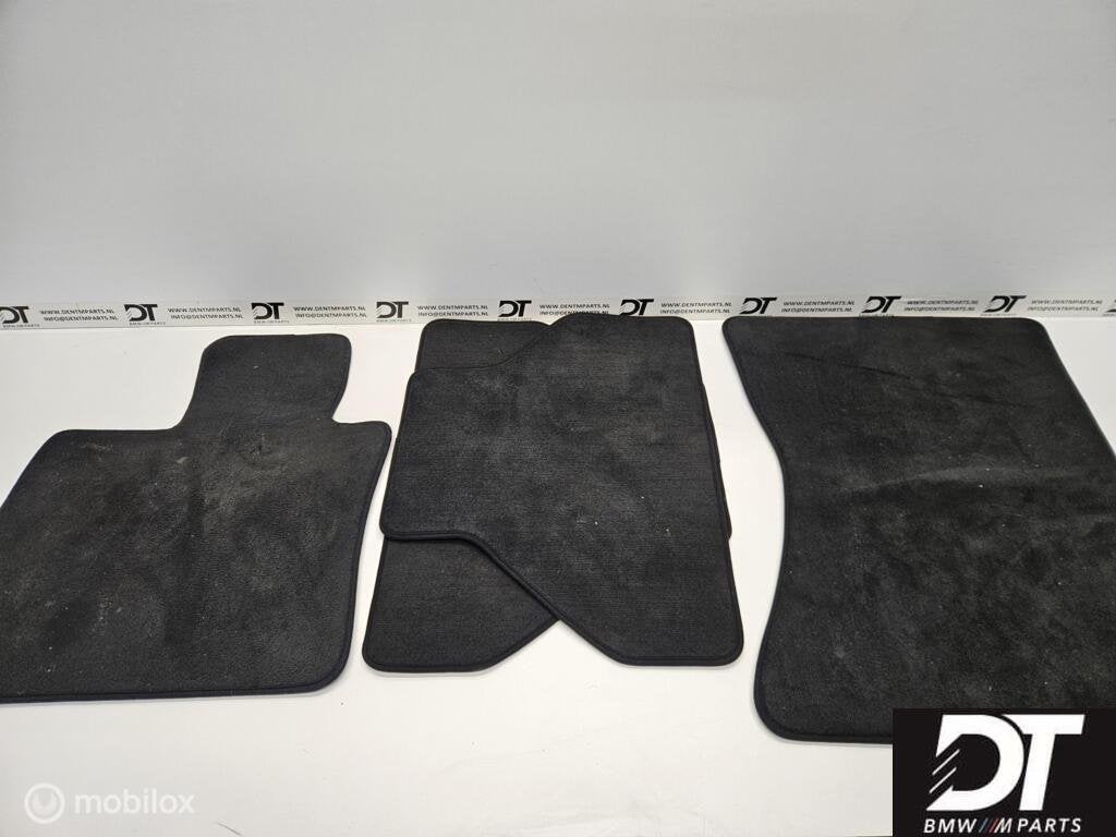 Matten set zwart velours origineel BMW X5 E70 51476954924, Enlèvement ou Envoi, Utilisé, BMW, BMW