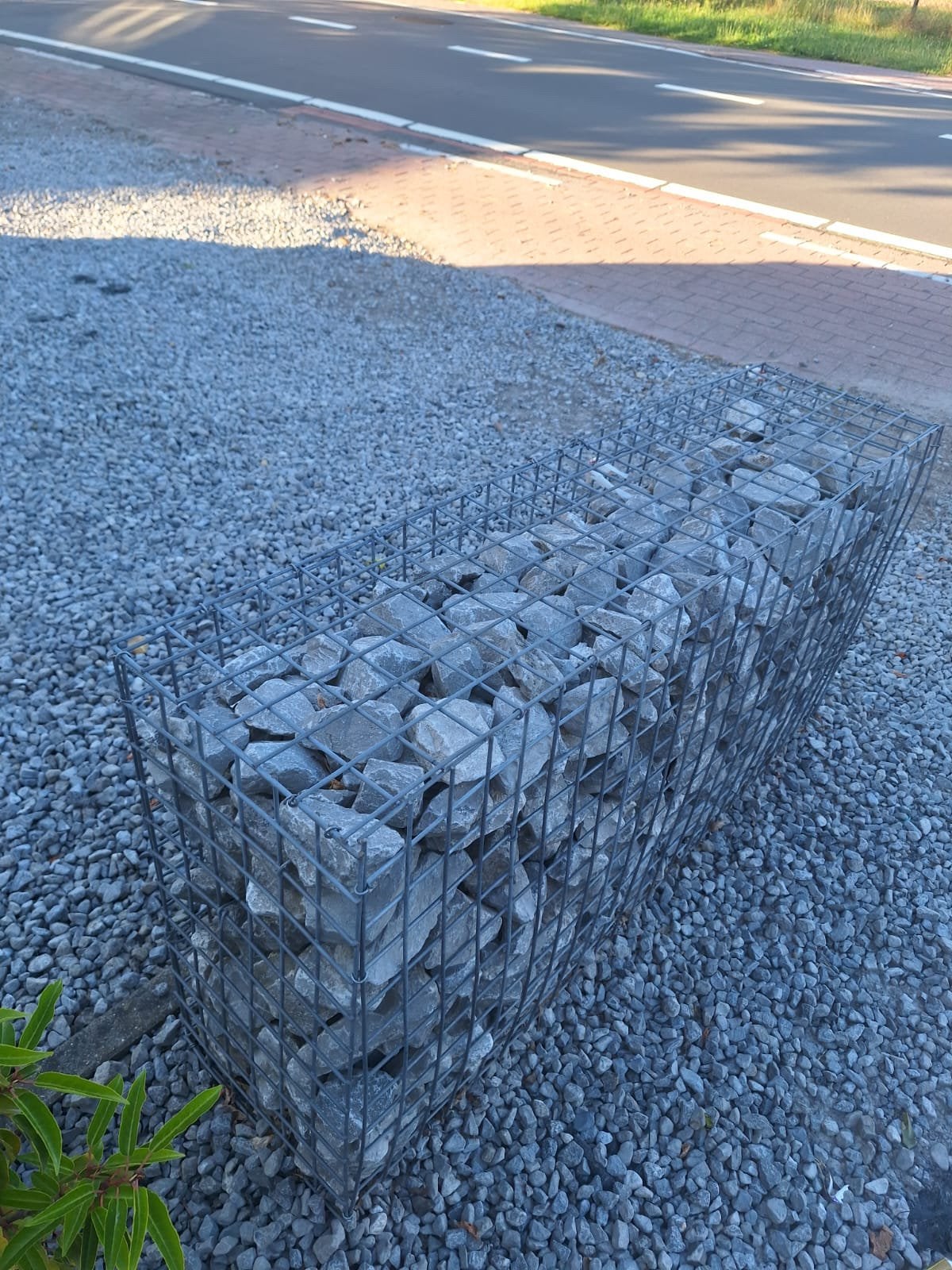Steenkorf GRATIS, Tuin en Terras, Grind, Keien en Split, Ophalen, Gebruikt, Grijs, Kei